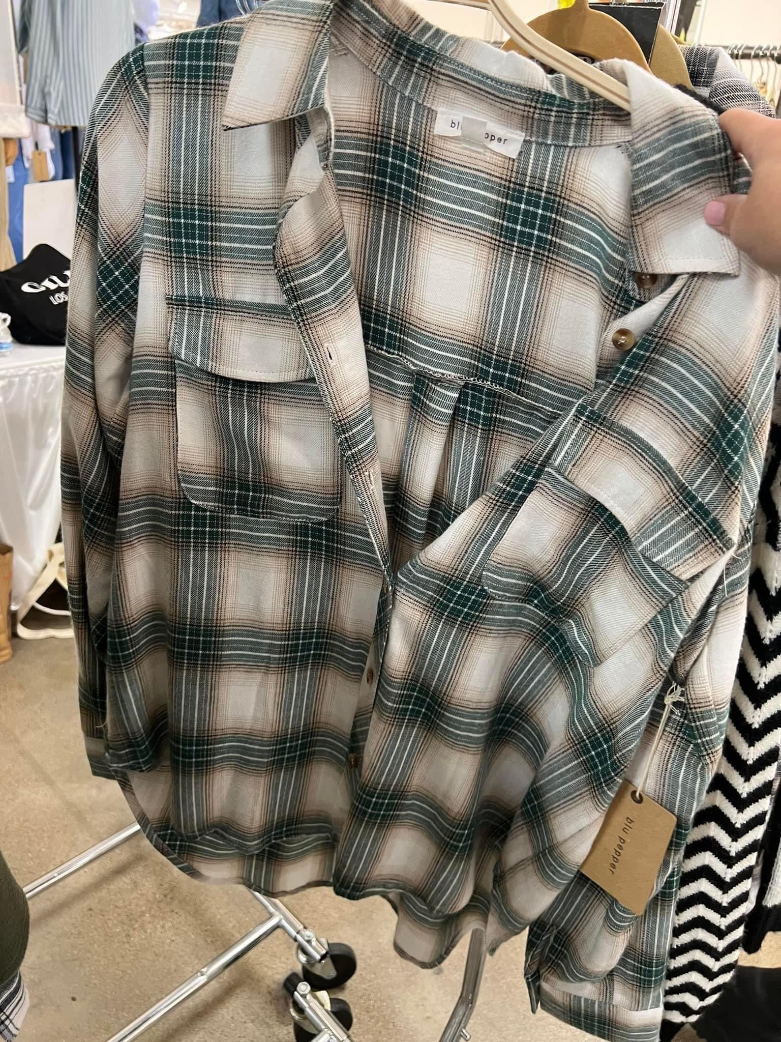 Gia Boyfriend Plaid