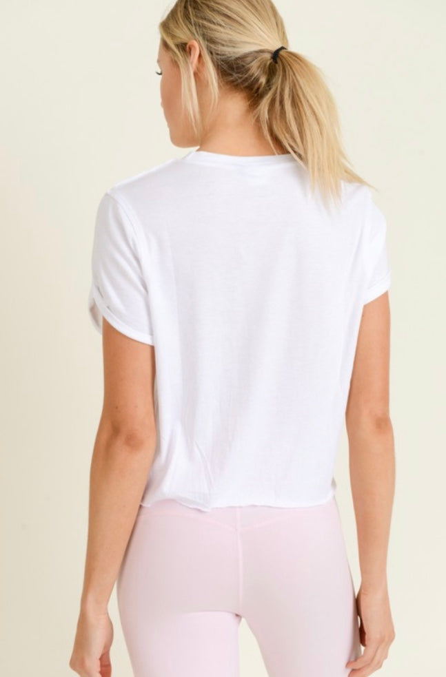 Tinsley Crop Tee - Multiple Colors
