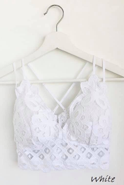 Double Strap Crochet Bralette - Multiple Colors