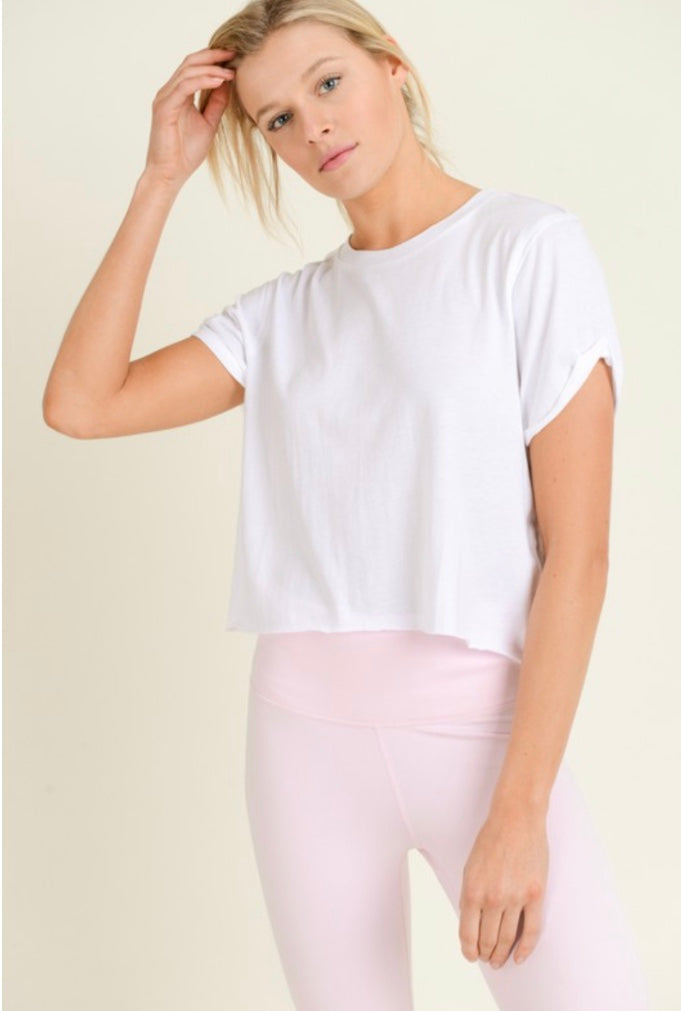 Tinsley Crop Tee - Multiple Colors