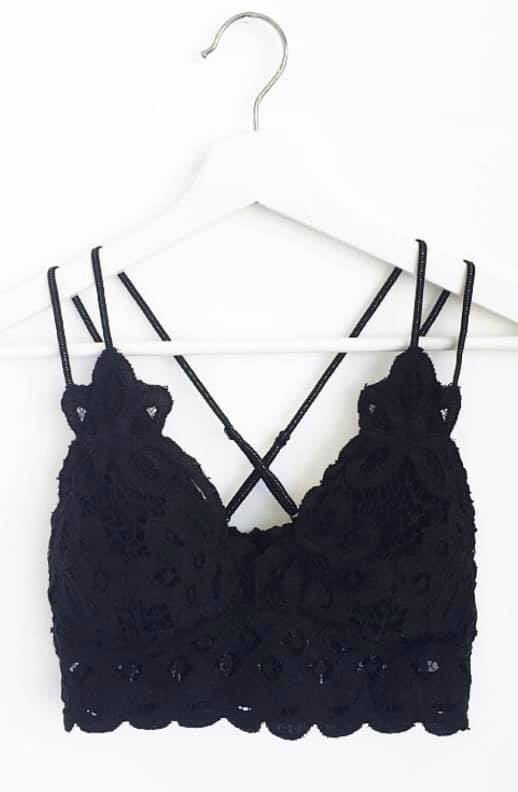 Double Strap Crochet Bralette - Multiple Colors