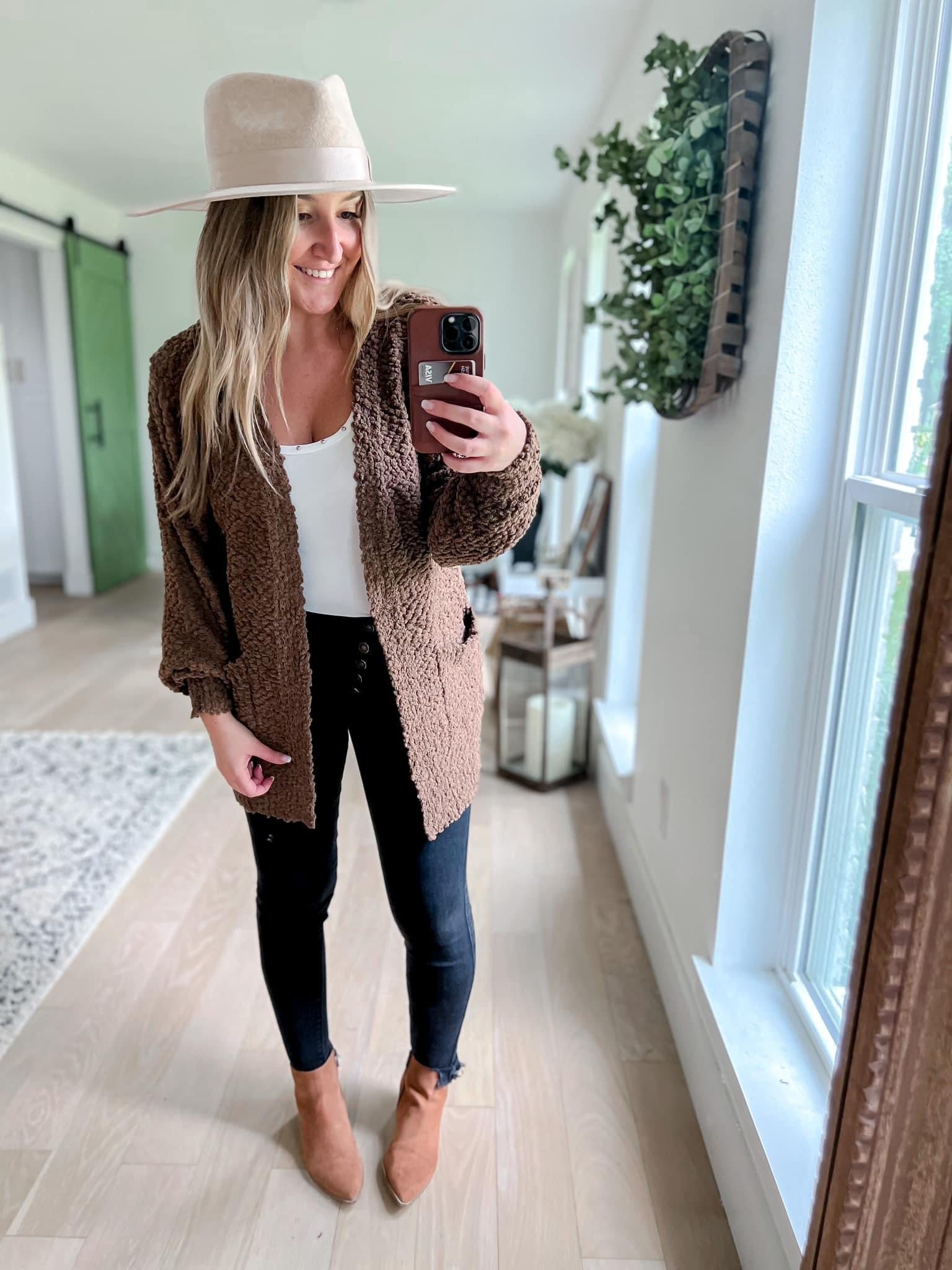 Carly Popcorn Cardigan