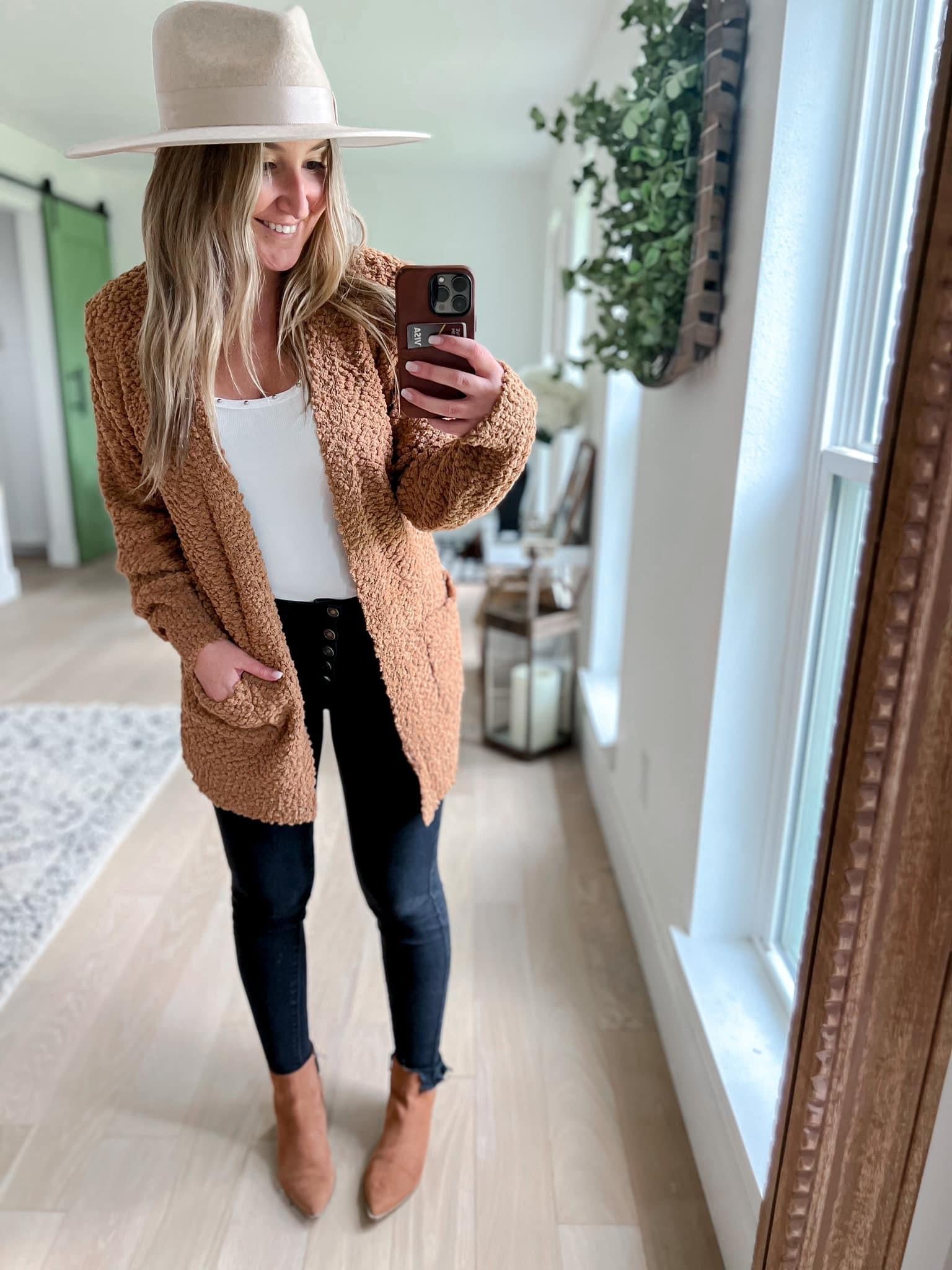 Carly Popcorn Cardigan