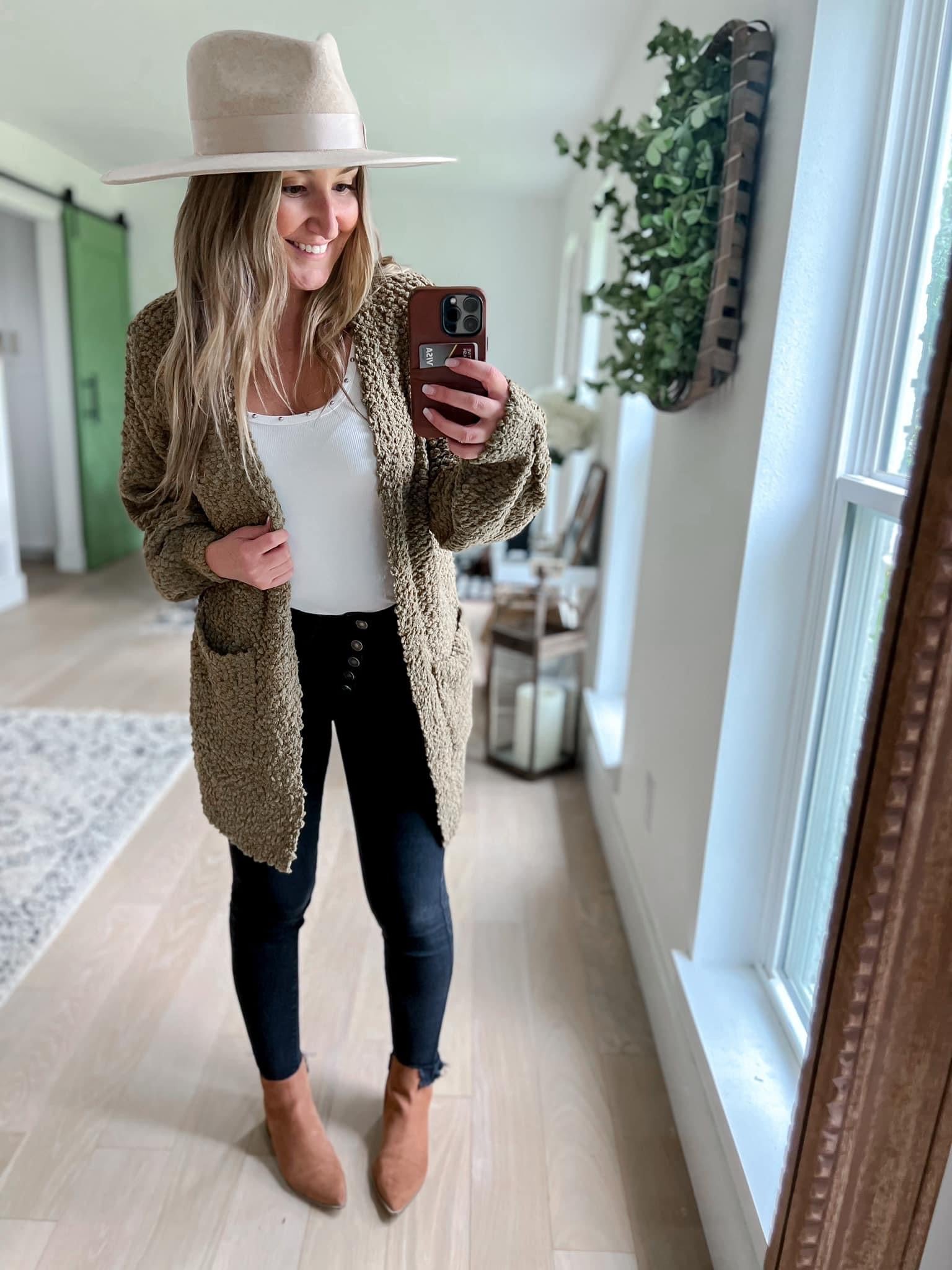 Carly Popcorn Cardigan