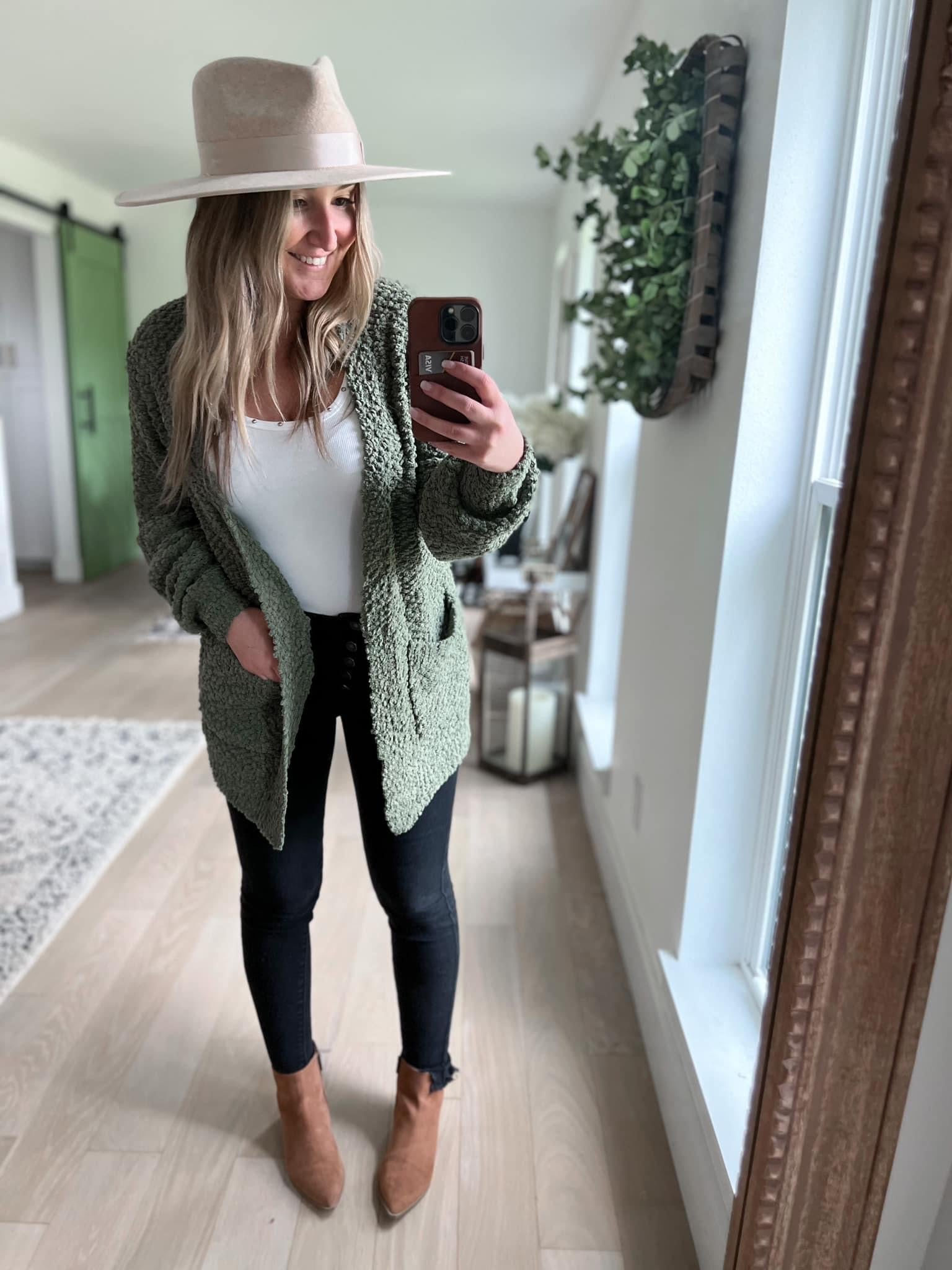 Carly Popcorn Cardigan