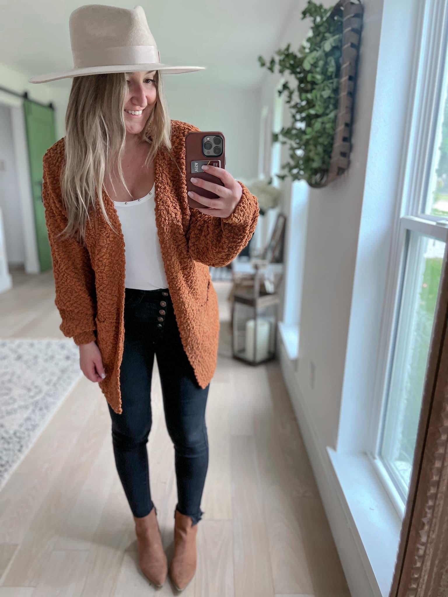 Carly Popcorn Cardigan