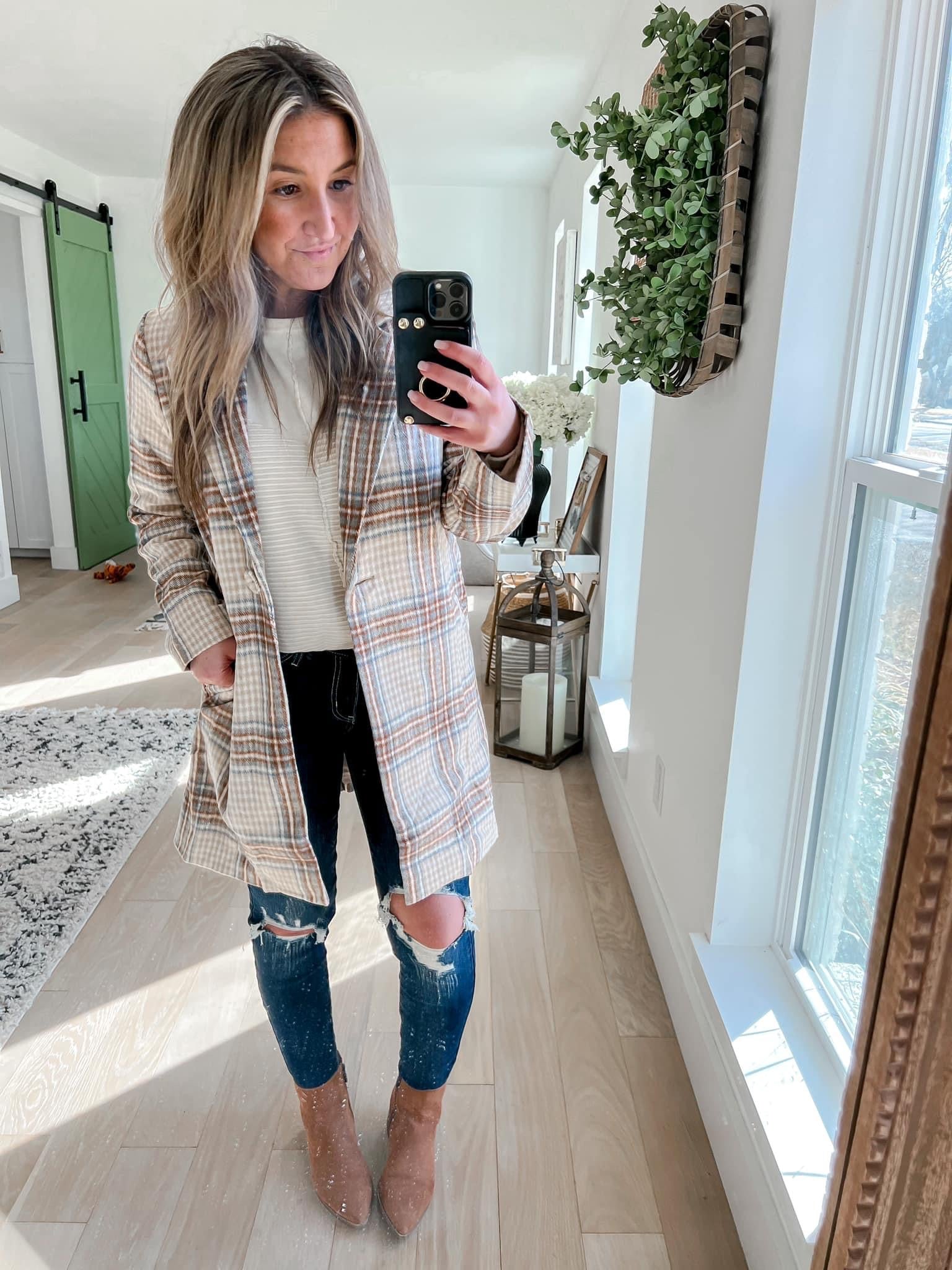 Kyland Plaid Coat