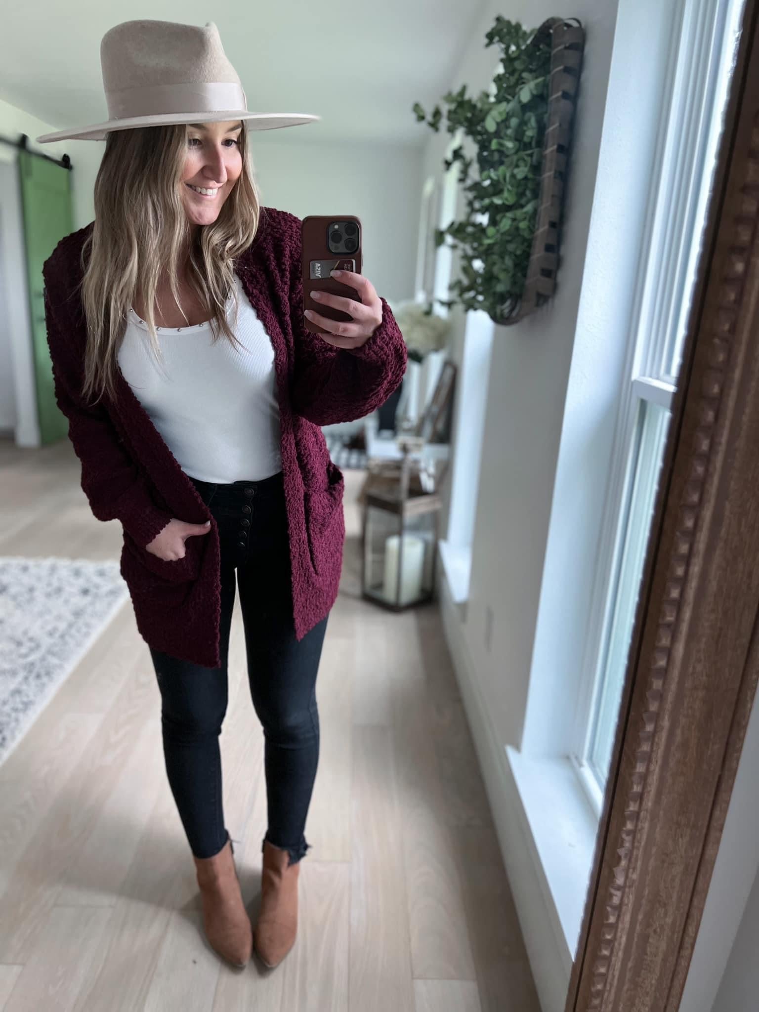 Carly Popcorn Cardigan