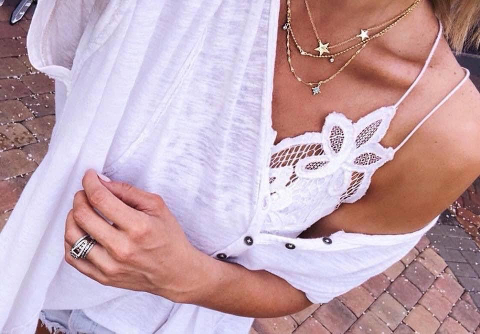 Double Strap Crochet Bralette - Multiple Colors