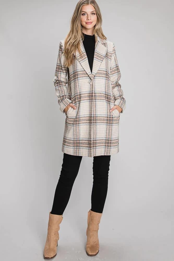 Kyland Plaid Coat