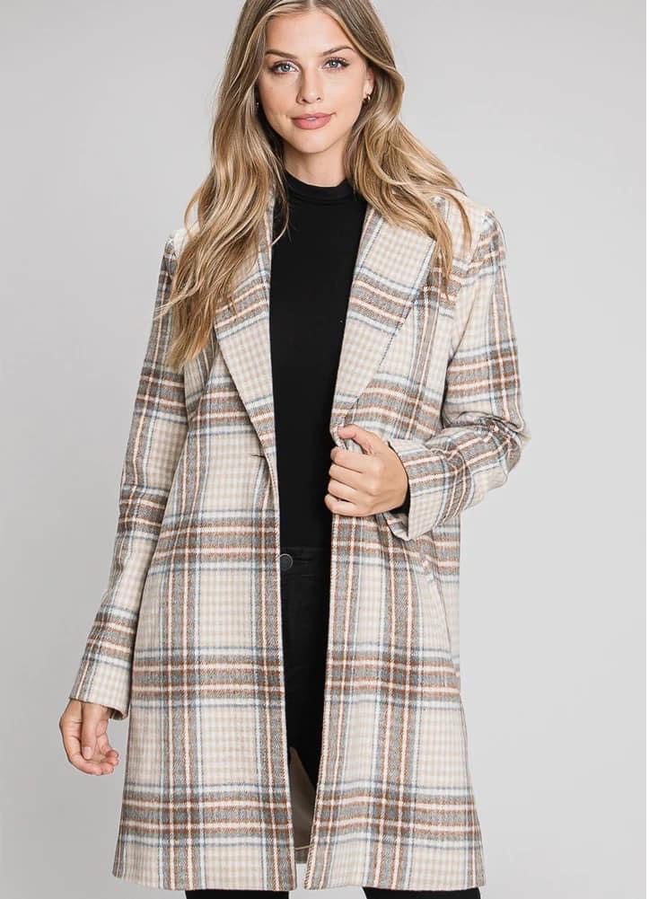 Kyland Plaid Coat