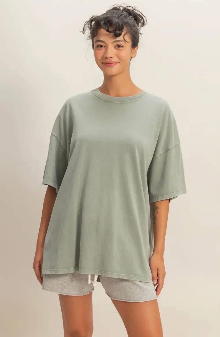Boyfriend Mineral Wash Tee