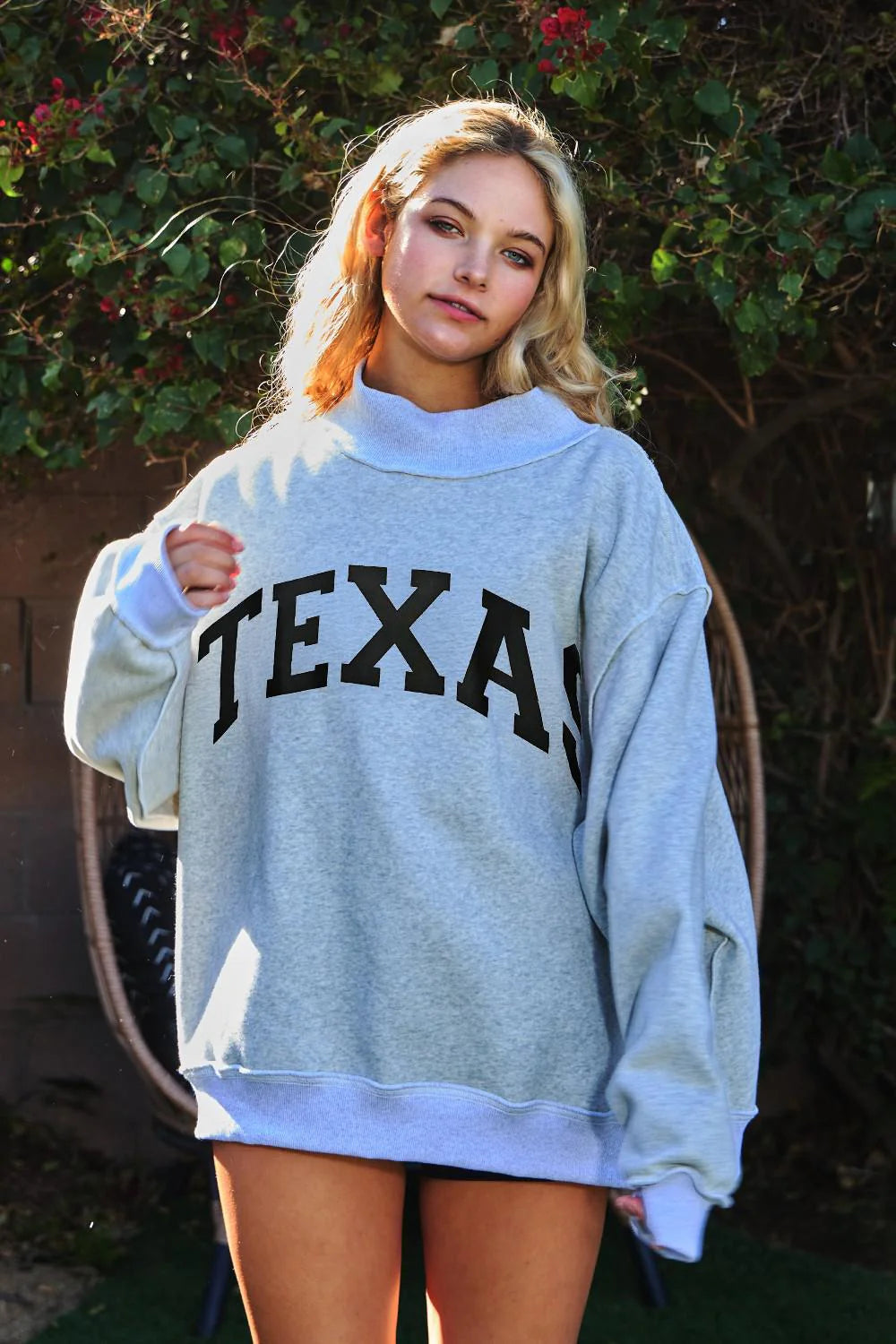 Texas Mock Neck - Reversible