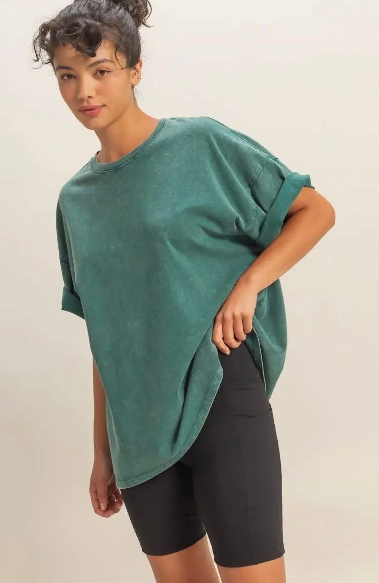 Boyfriend Mineral Wash Tee