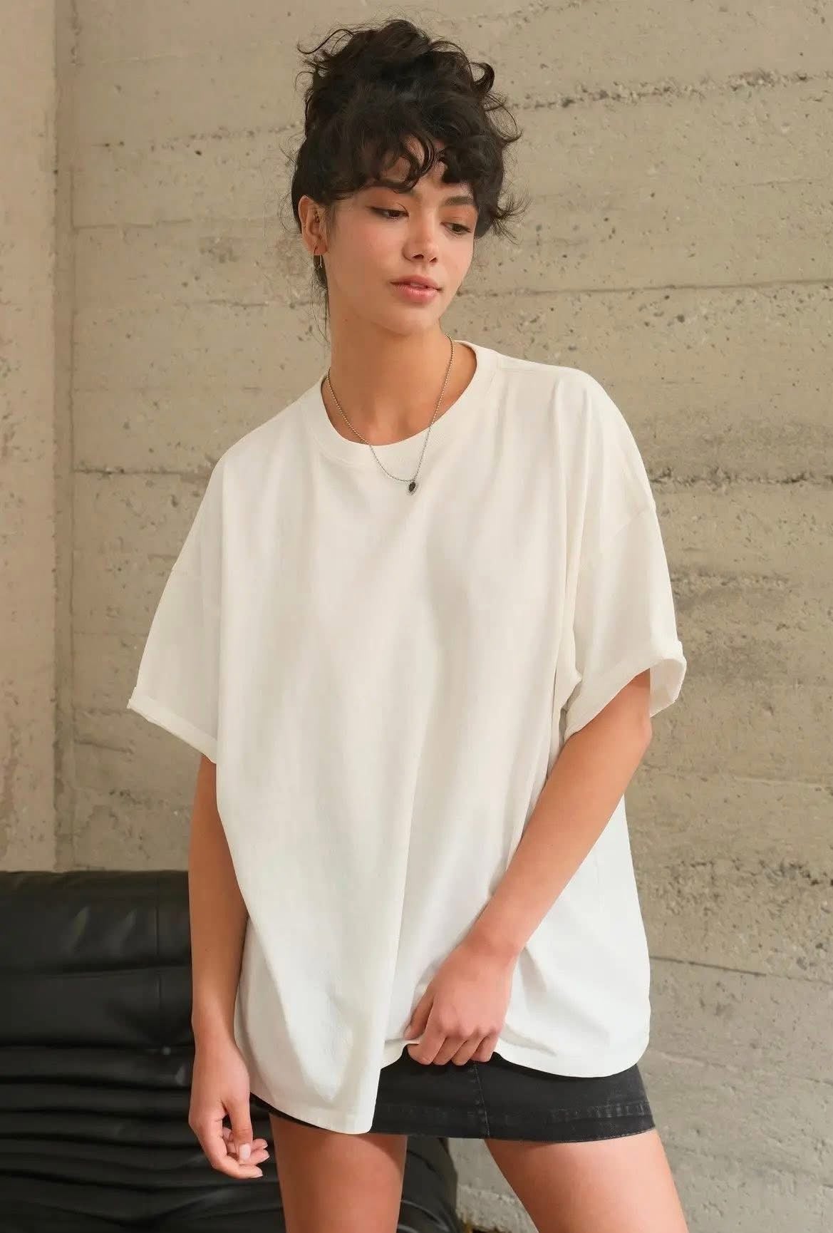 Boyfriend Mineral Wash Tee
